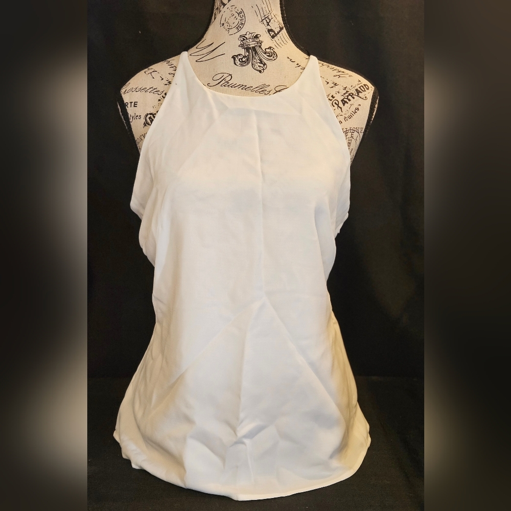 English Factory Slightly Flared Sleeveless Blouse Women's Large